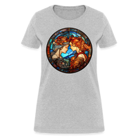 Thumbnail for Women's Mosaic Gemini T-Shirt - heather gray