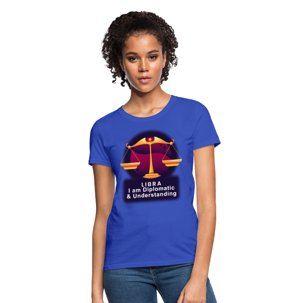 Women's Glow Libra T-Shirt - royal blue