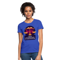 Thumbnail for Women's Glow Libra T-Shirt - royal blue