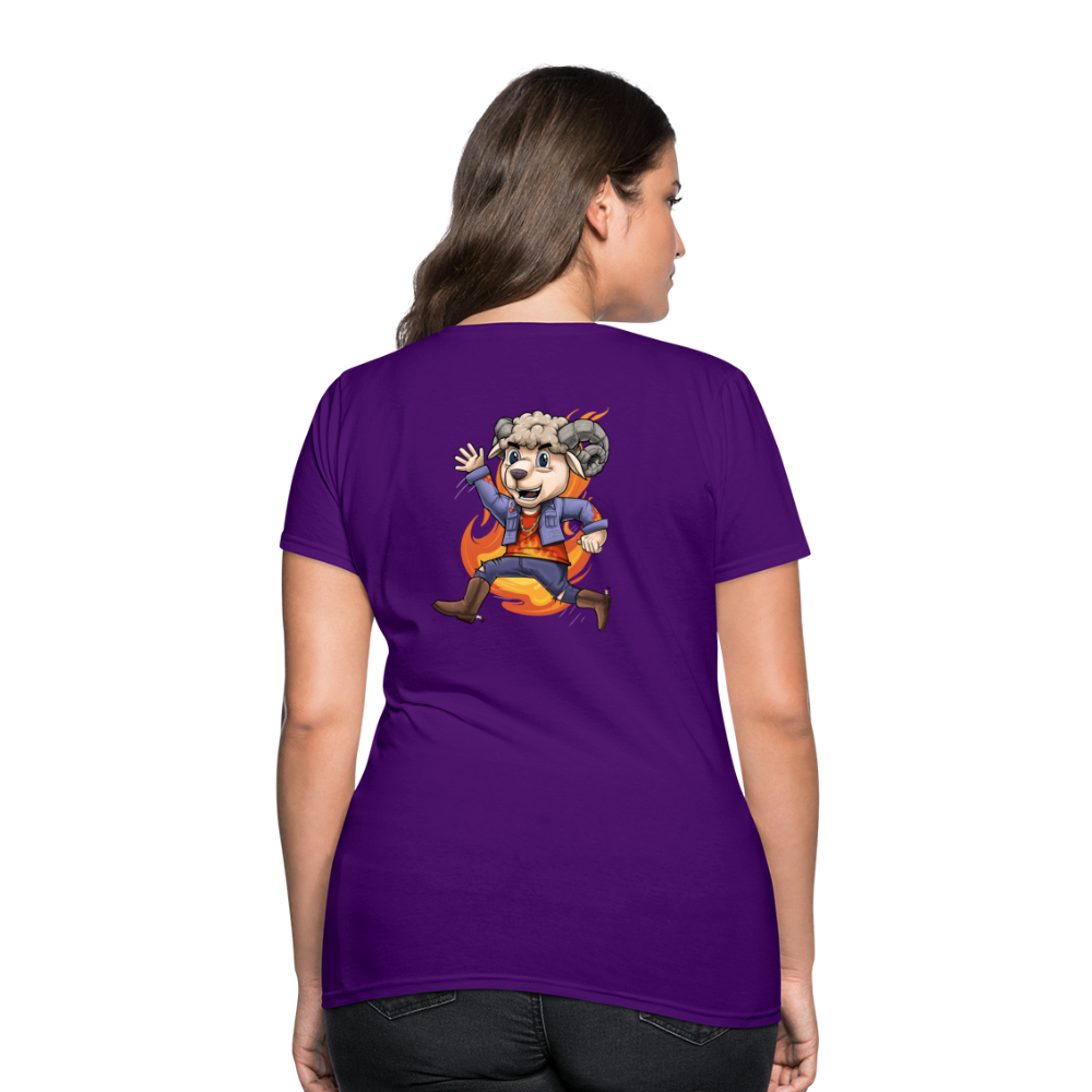 Women's Aries New Design T-Shirt - purple