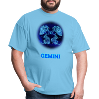 Thumbnail for Men's Stellar Gemini Classic T-Shirt - aquatic blue