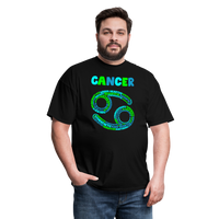 Thumbnail for Men's Power Words Cancer Classic T-Shirt - black