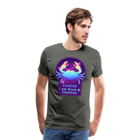 Thumbnail for Men's Neon Cancer Premium T-Shirt - asphalt gray