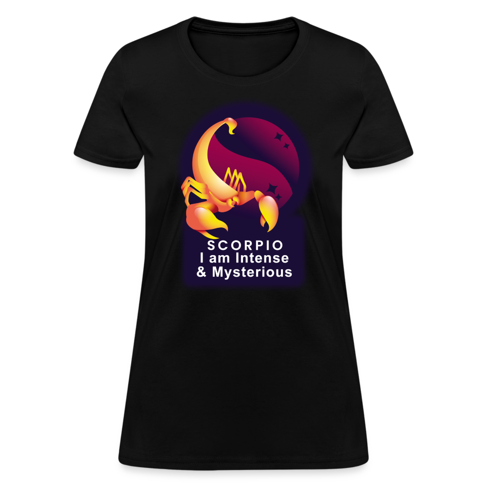 Women's Glow Scorpio T-Shirt - black