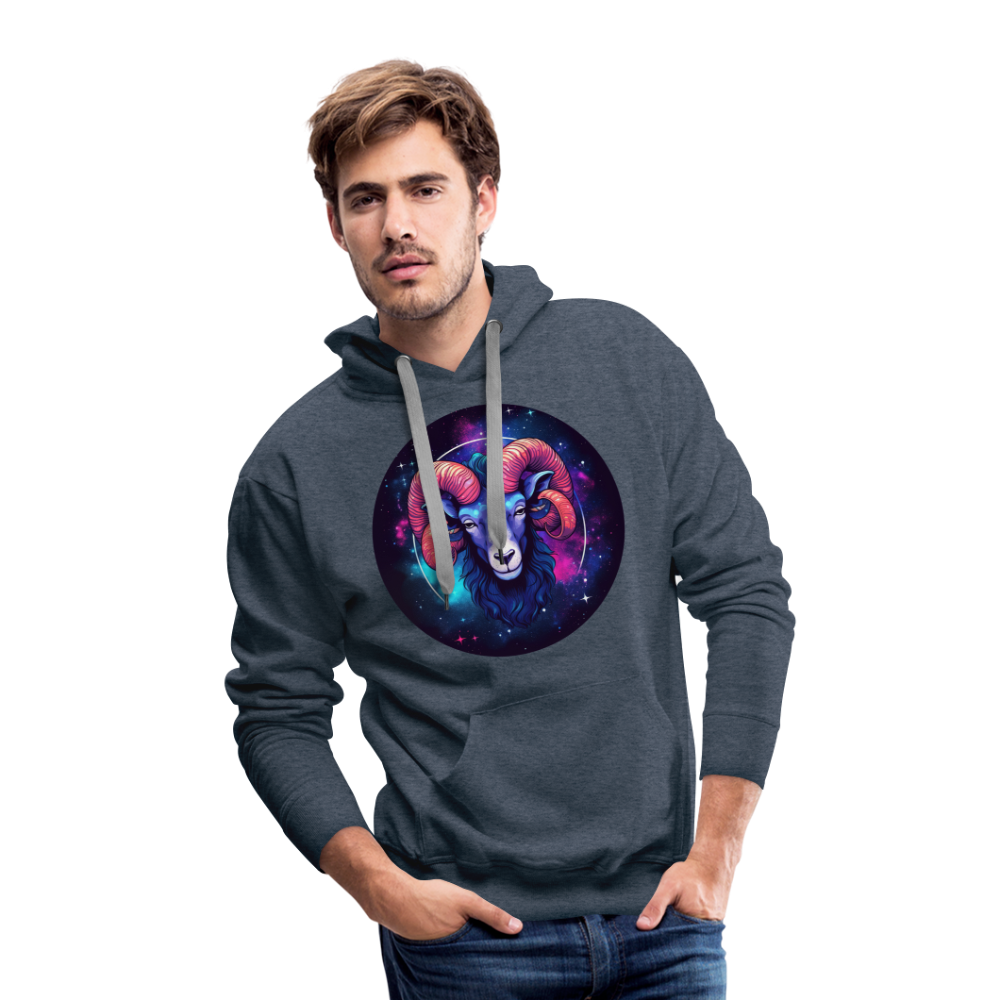 Men’s Magic Aries Premium Hoodie - heather denim