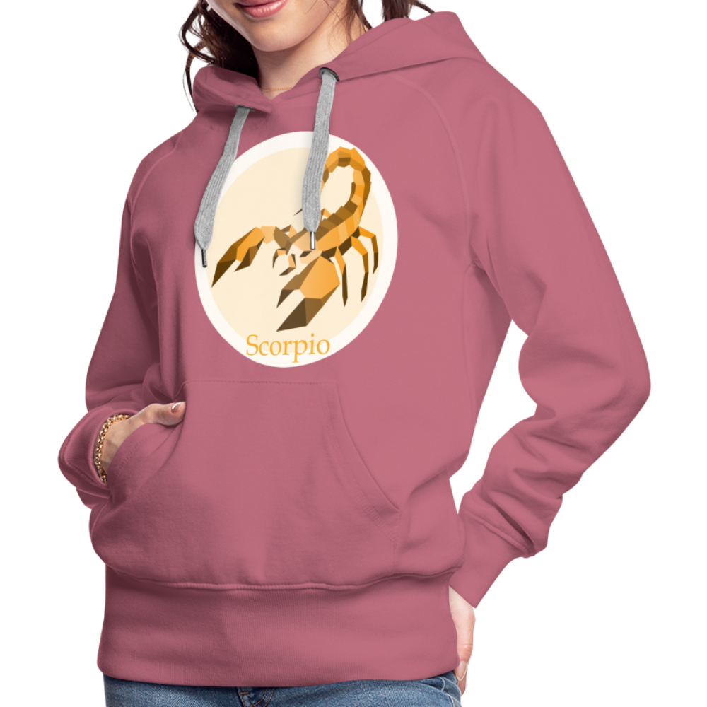 Women’s Mosaic Scorpio Premium Hoodie - mauve