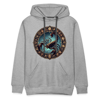 Thumbnail for Men’s Mythical Scorpio Premium Hoodie - heather grey