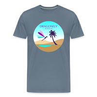 Thumbnail for Men's Dragonfly Oasis v.2 Premium T-Shirt - steel blue