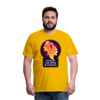 Thumbnail for Men's Glow Gemini Premium T-Shirt - sun yellow