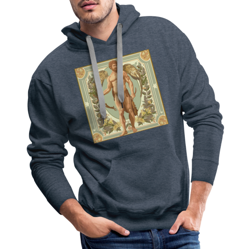 Men’s Mythical Virgo Premium Hoodie - heather denim