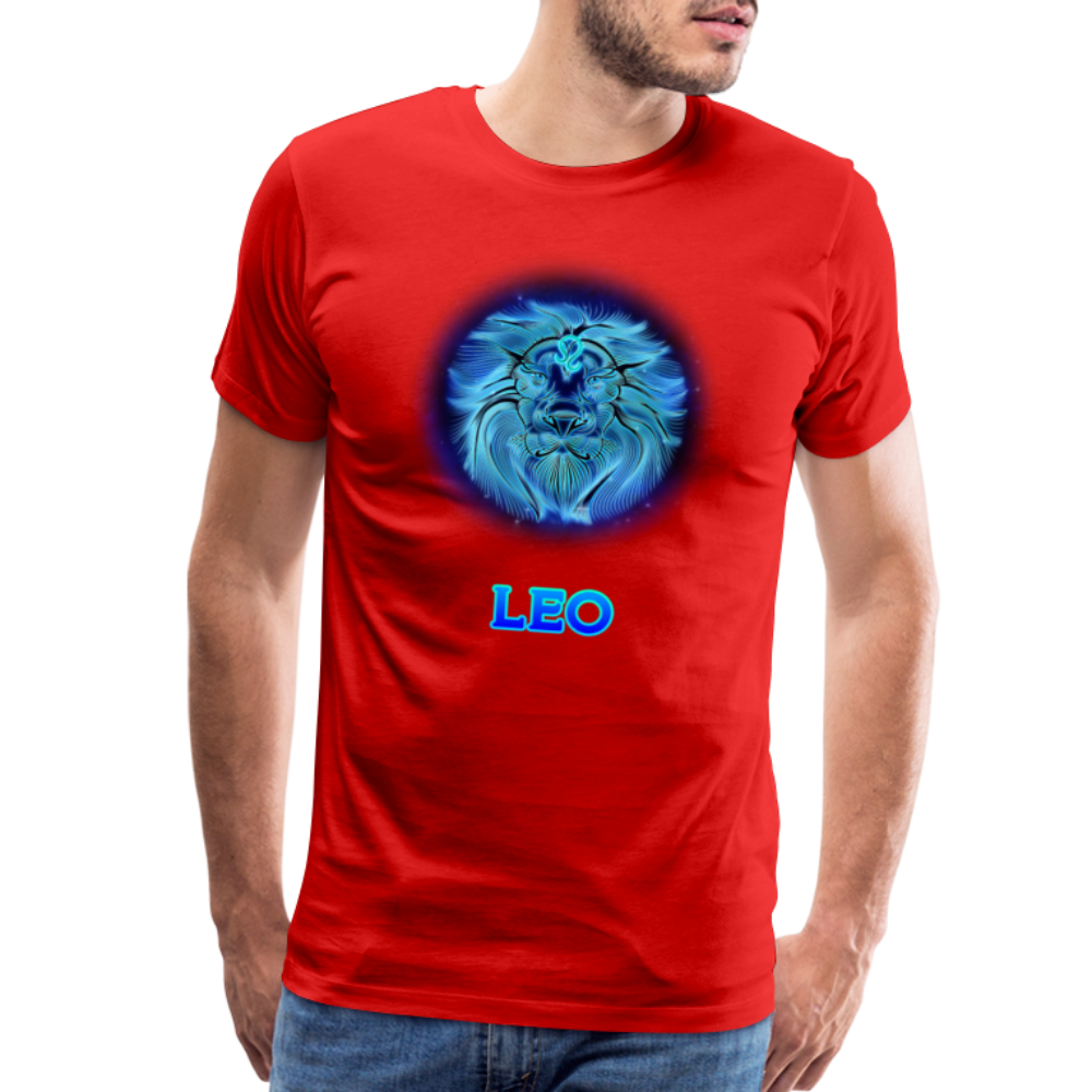 Men's Leo Premium T-Shirt - red