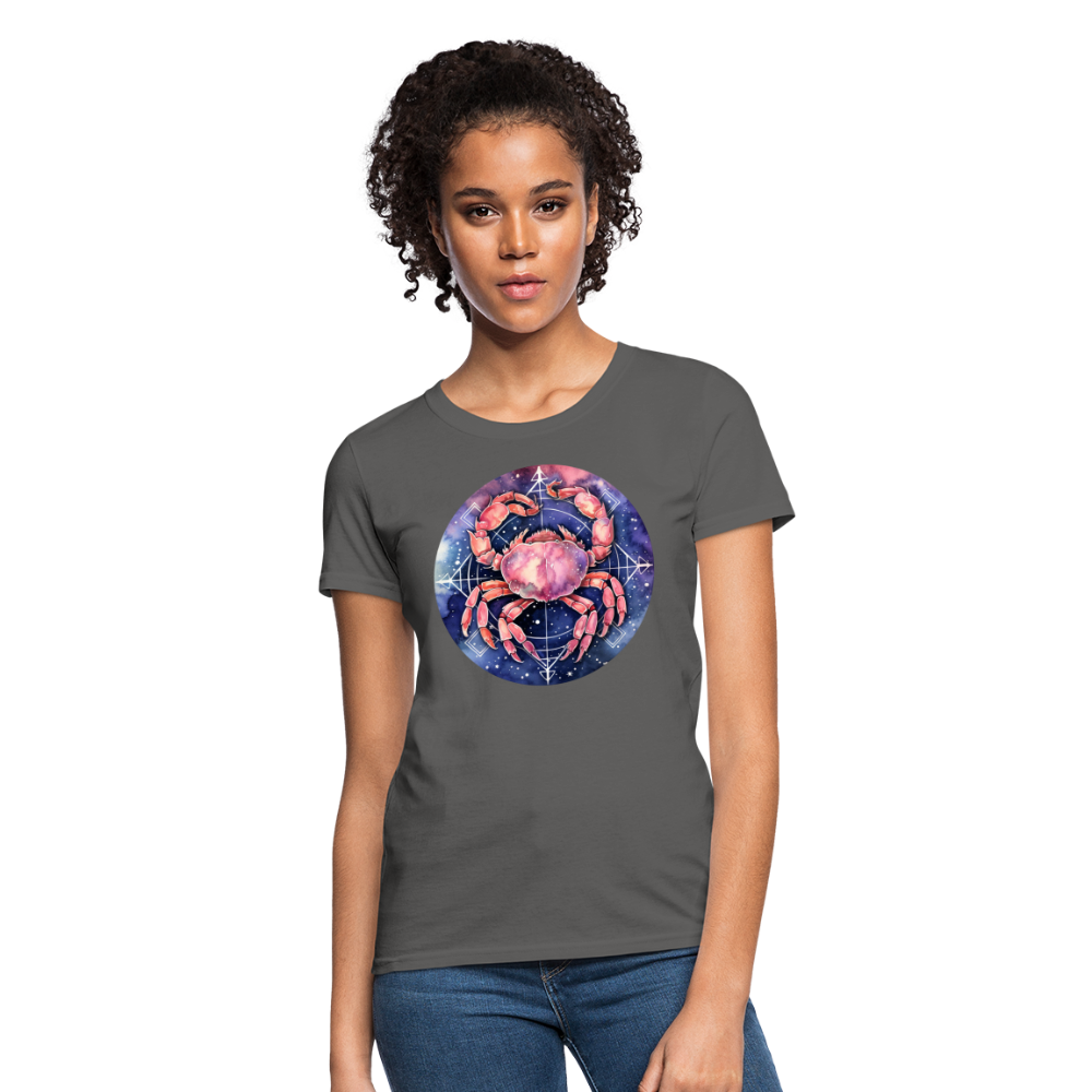 Women's Mythical Cancer T-Shirt - charcoal