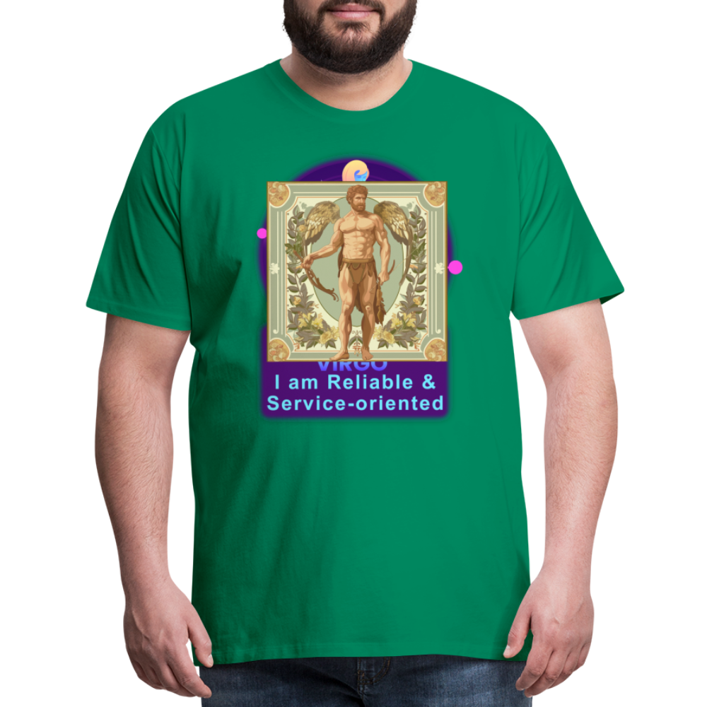 Men's Mythical Virgo Premium T-Shirt - kelly green