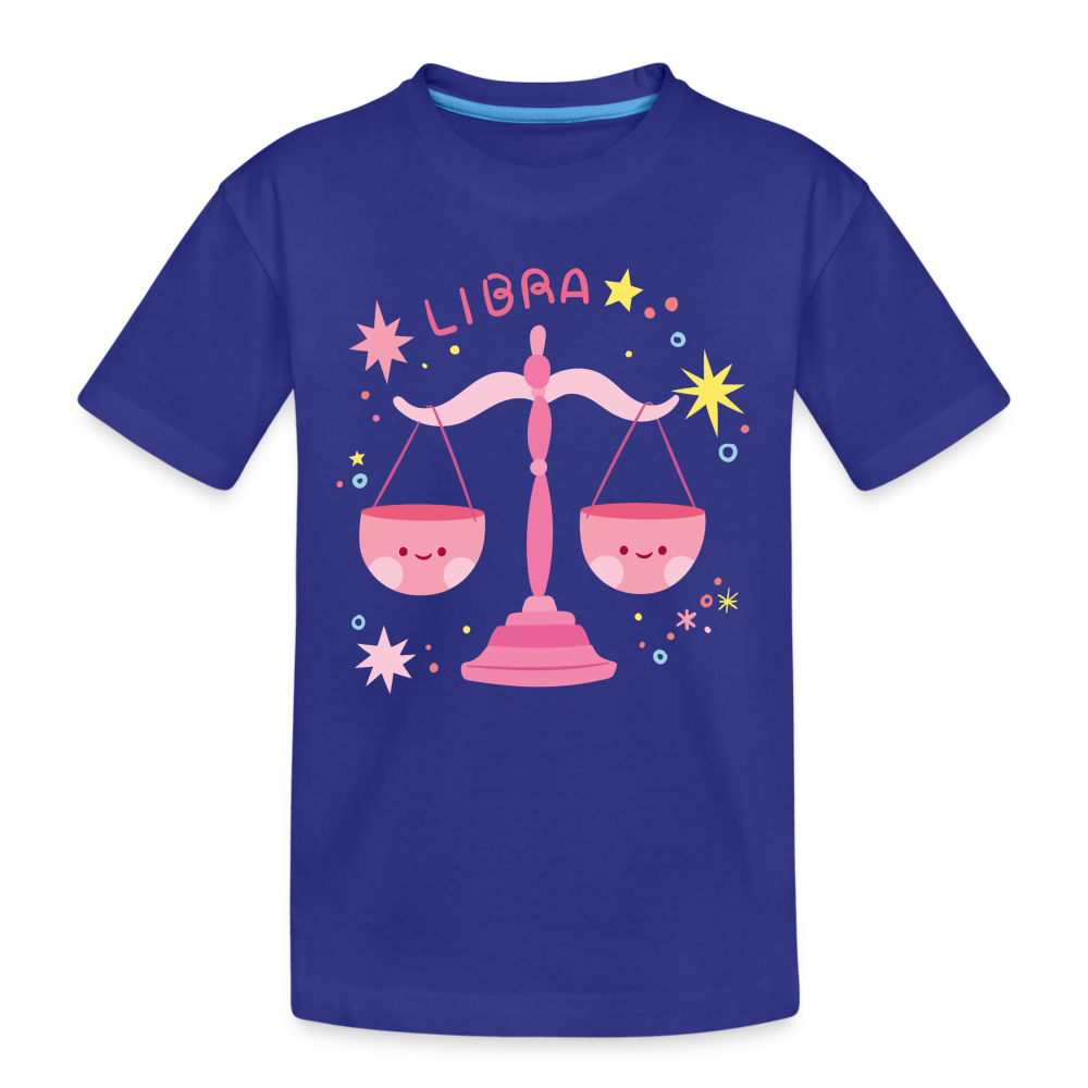 Kid’s Pinky Libra Premium Organic T-Shirt - royal blue