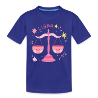 Thumbnail for Kid’s Pinky Libra Premium Organic T-Shirt - royal blue