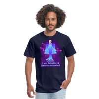 Thumbnail for Men's Neon Virgo Classic T-Shirt - navy