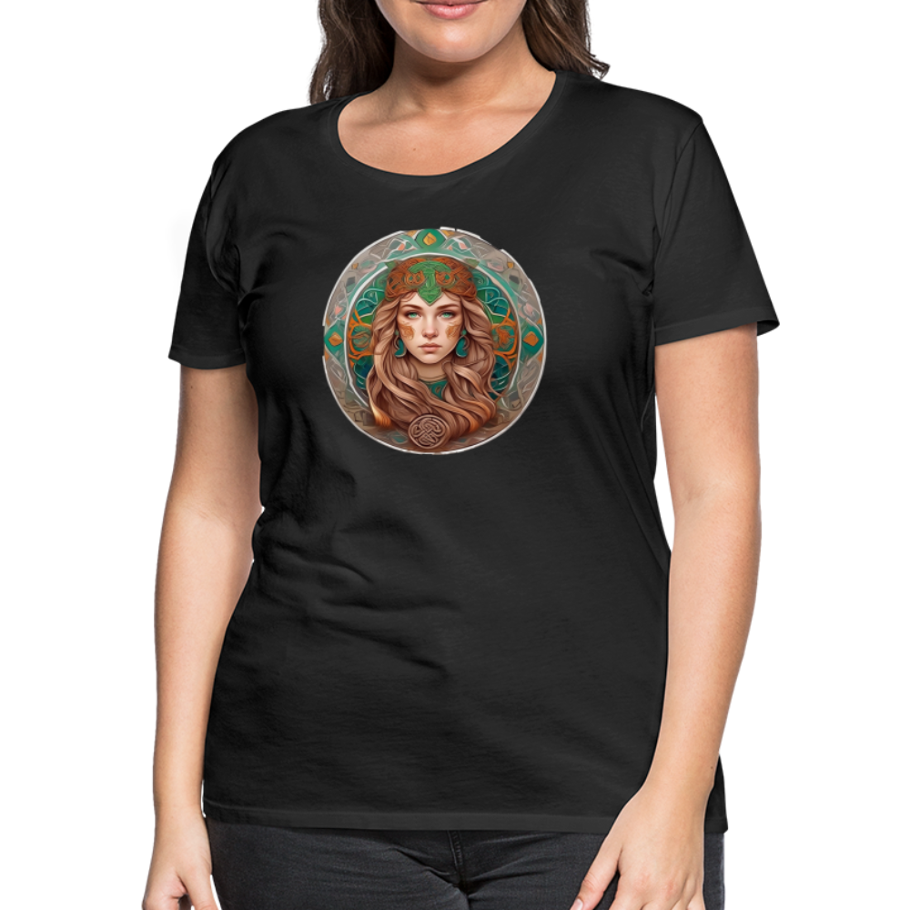 Women’s Mythical Virgo Premium T-Shirt - black