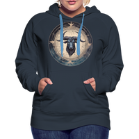 Thumbnail for Women’s Mythical Taurus Premium Hoodie - navy