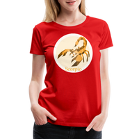 Thumbnail for Women’s Mosaic Scorpio Premium T-Shirt - red