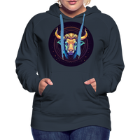 Thumbnail for Women’s Magic Taurus Premium Hoodie - navy