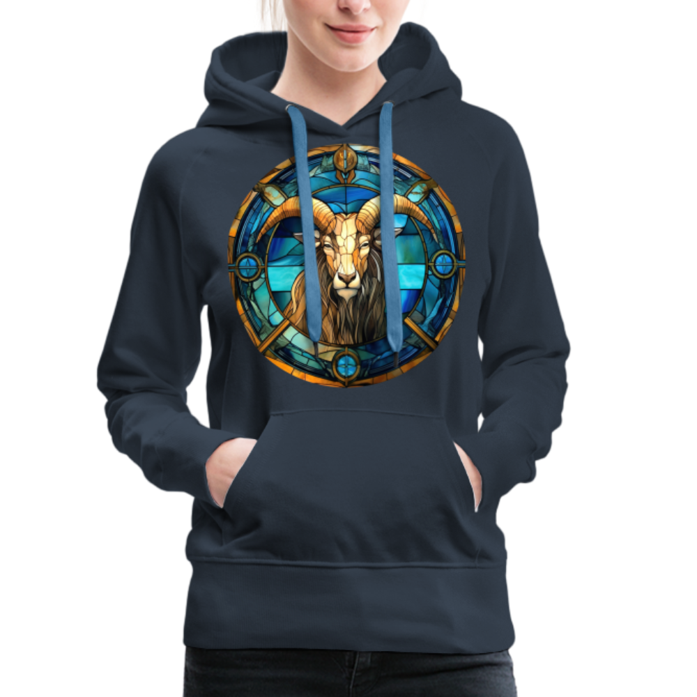 Women’s Mosaic Capricorn Premium Hoodie - navy