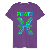 Thumbnail for Men's Power Words Pisces Premium T-Shirt - purple