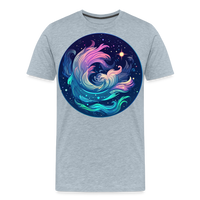 Thumbnail for Men's Magic Aquarius Premium T-Shirt - heather ice blue