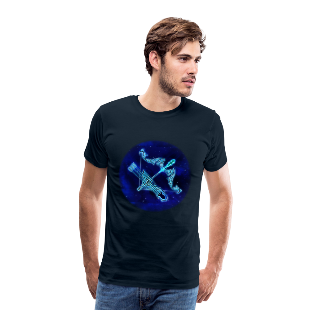 Men's Sagittarius Premium T-Shirt - deep navy