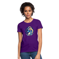 Thumbnail for Women's Mythical Capricorn T-Shirt - purple