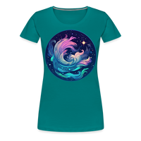 Thumbnail for Women’s Magic Aquarius Premium T-Shirt - teal