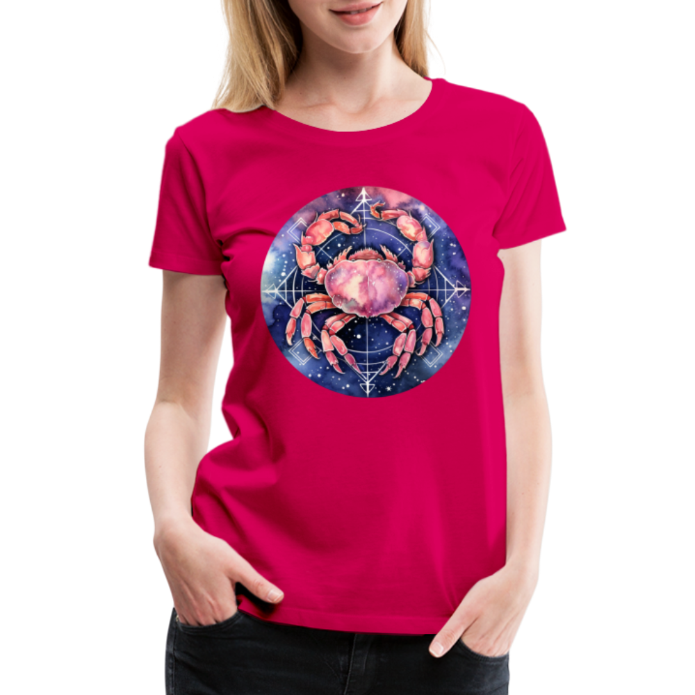 Women’s Mythical Cancer Premium T-Shirt - dark pink