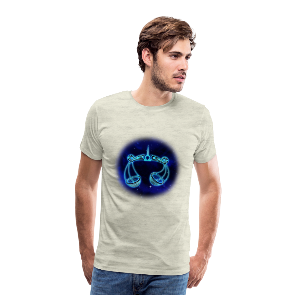 Men's Libra Premium T-Shirt - heather oatmeal