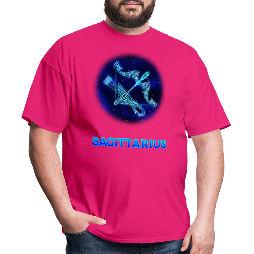 Men's Stellar Sagittarius Classic T-Shirt - fuchsia