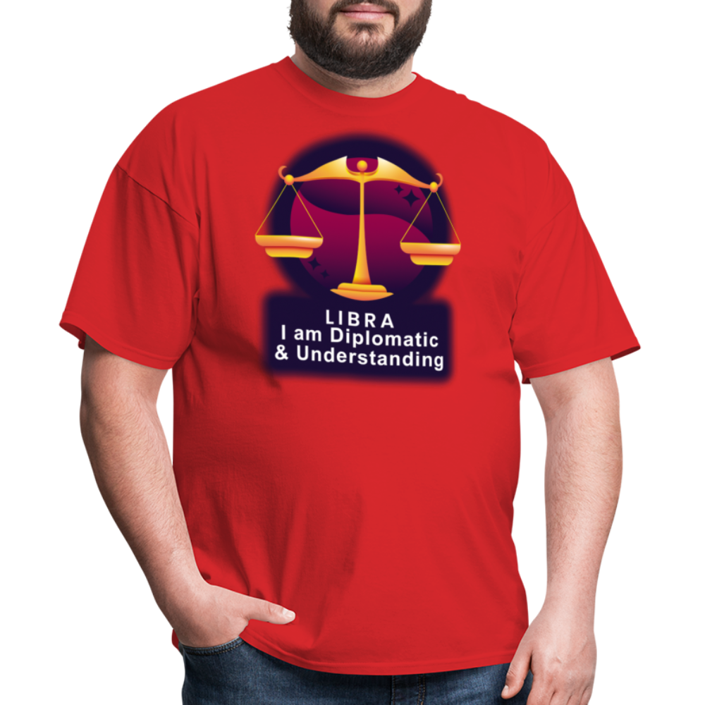 Men's Glow Libra Classic T-Shirt - red