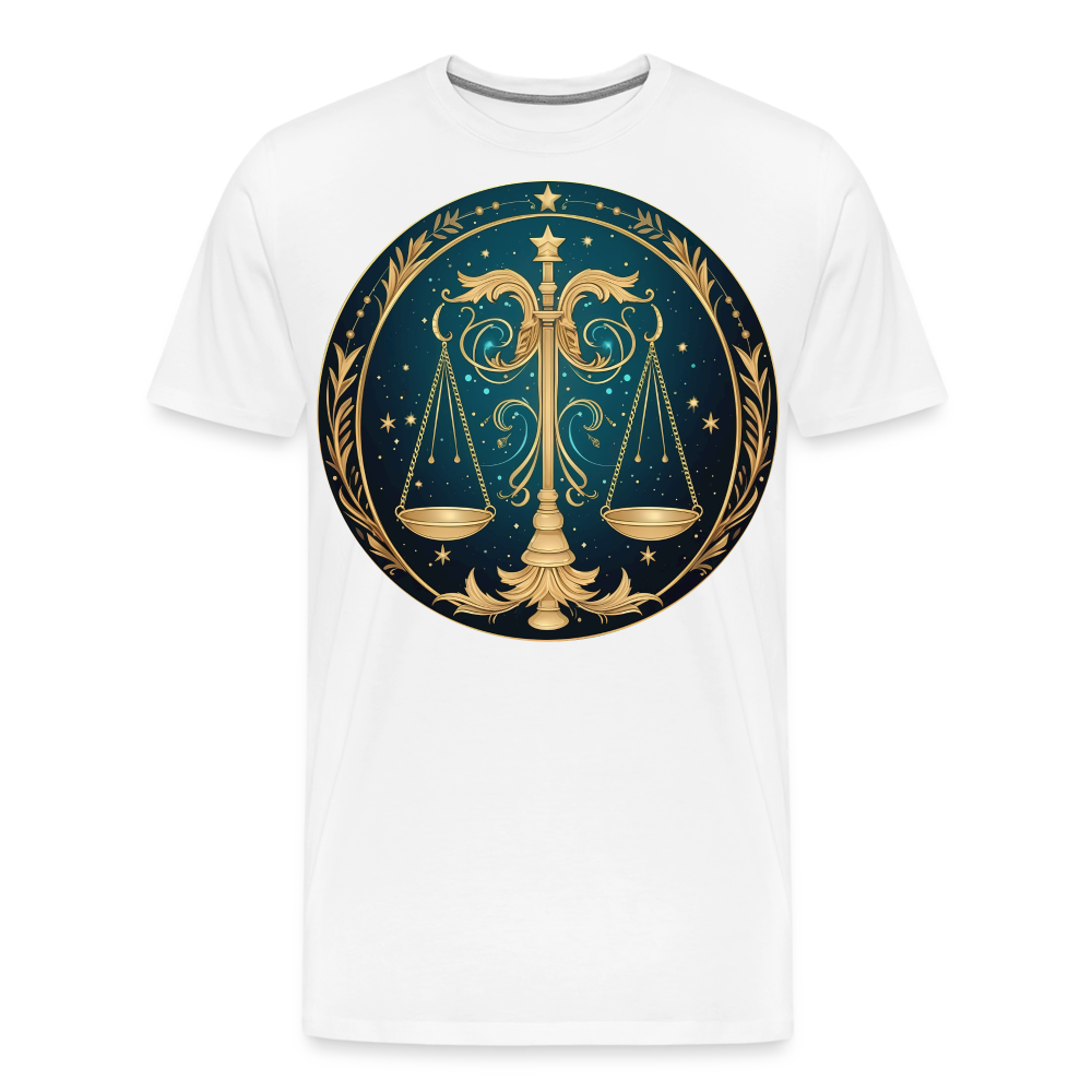 Men's Mystic Libra Premium T-Shirt - white