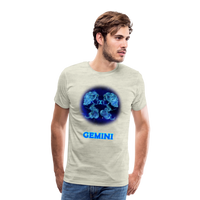 Thumbnail for Men's Gemini Premium T-Shirt - heather oatmeal