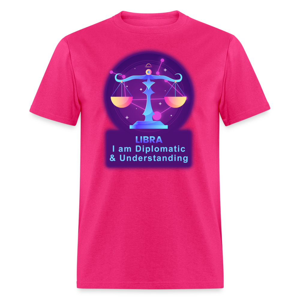 Men's Neon Libra Classic T-Shirt - fuchsia