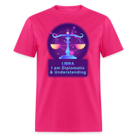 Thumbnail for Men's Neon Libra Classic T-Shirt - fuchsia