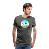 Thumbnail for Men's Dragonfly Oasis V.1 Premium T-Shirt - asphalt gray