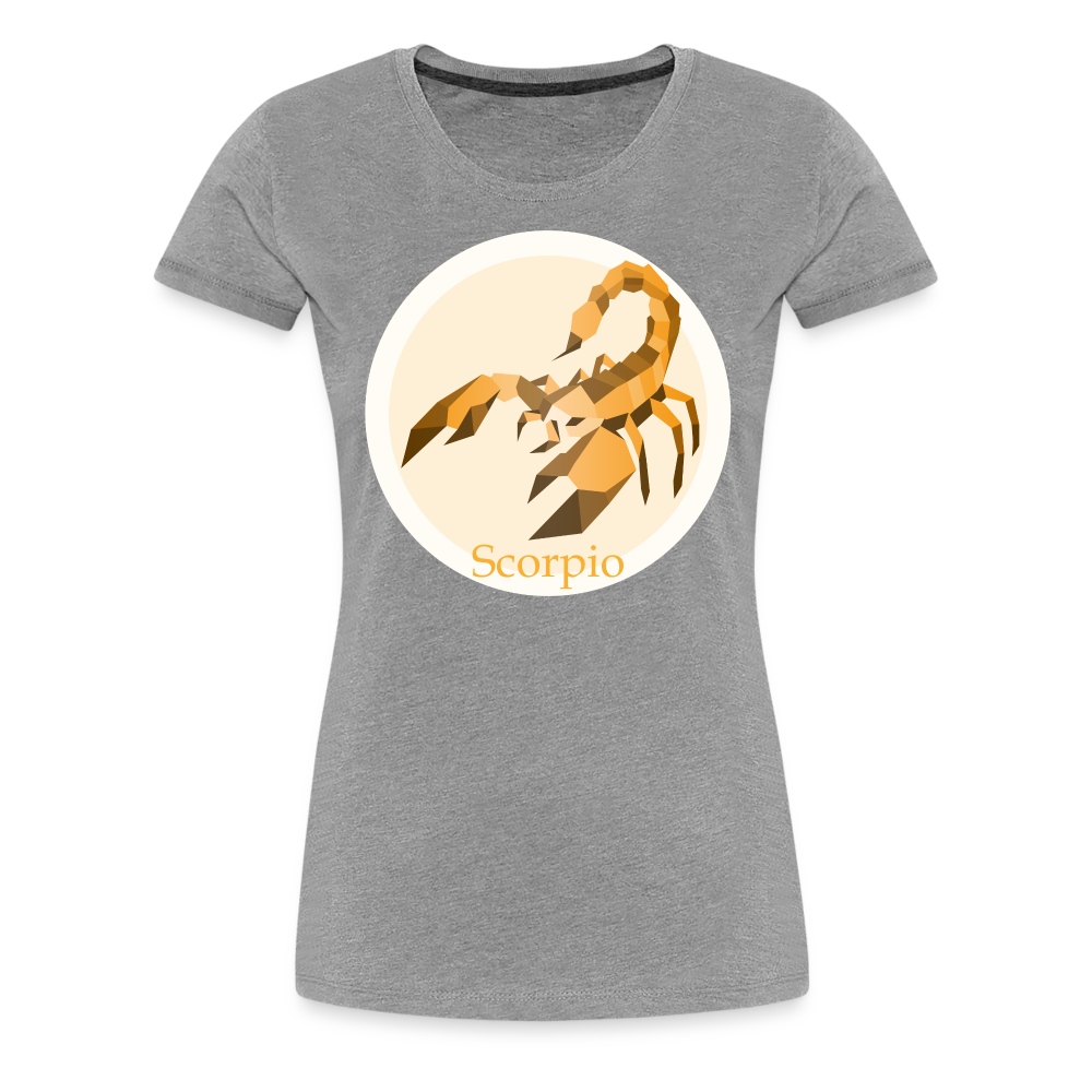 Women’s Mosaic Scorpio Premium T-Shirt - heather gray