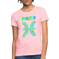 Thumbnail for Women's Power Words Pisces T-Shirt - pink