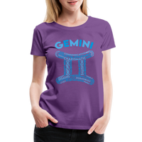 Thumbnail for Women's Power Words Gemini Premium T-Shirt - purple