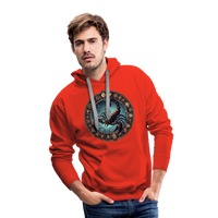 Thumbnail for Men’s Mythical Scorpio Premium Hoodie - red