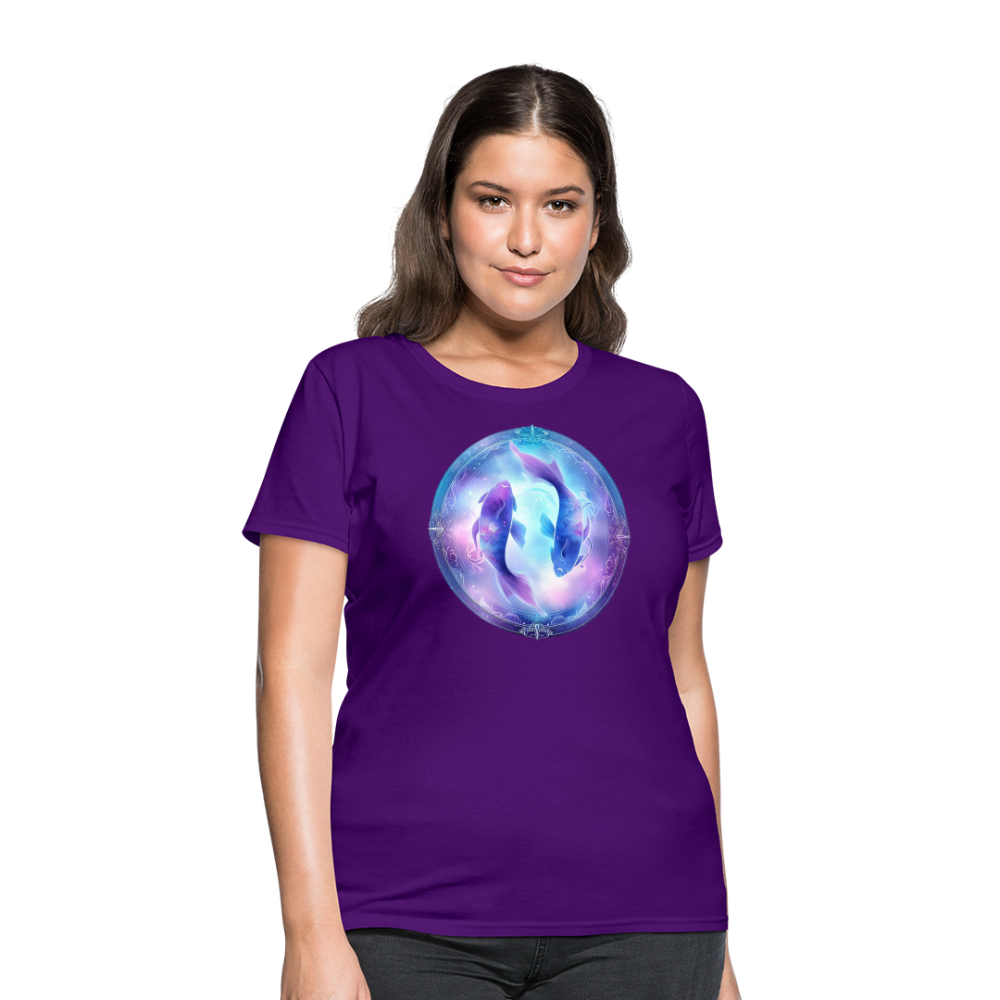 Women's Classic Pisces T-Shirt - purple