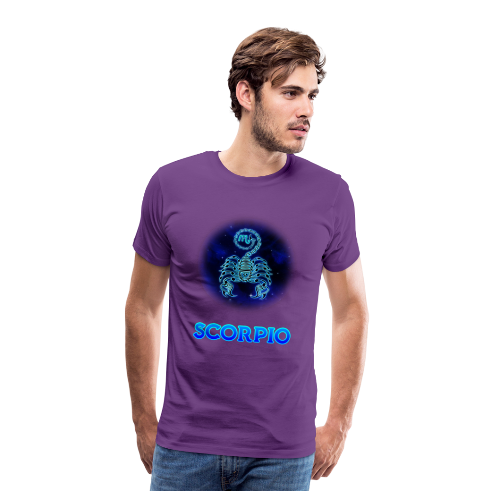 Men's Scorpio Premium T-Shirt - purple