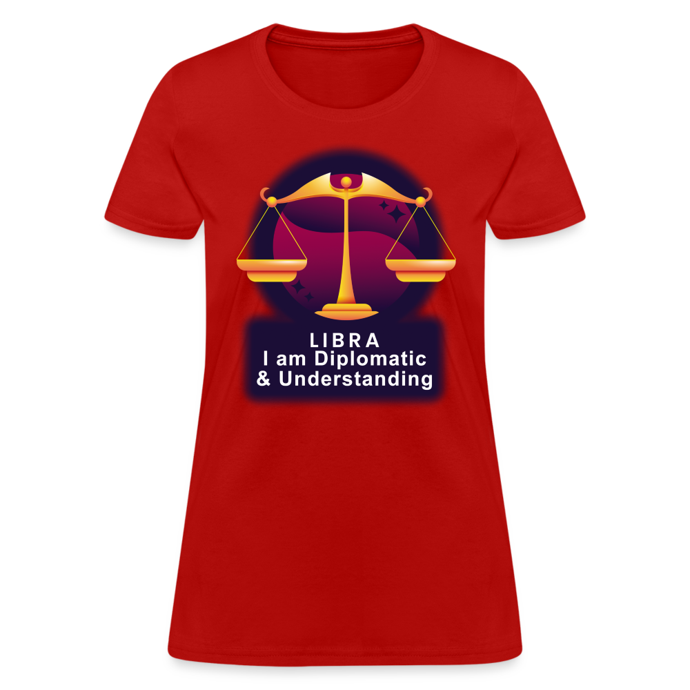 Women's Glow Libra T-Shirt - red