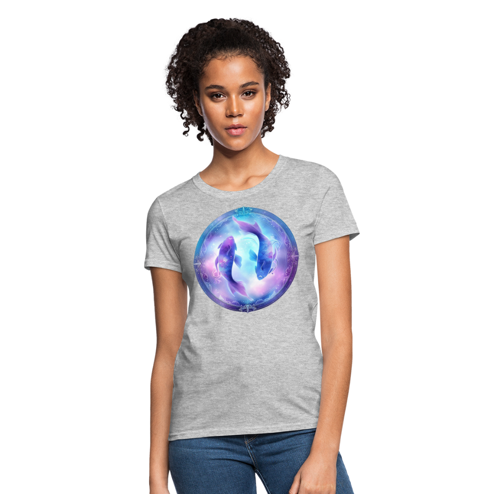 Women's Classic Pisces T-Shirt - heather gray