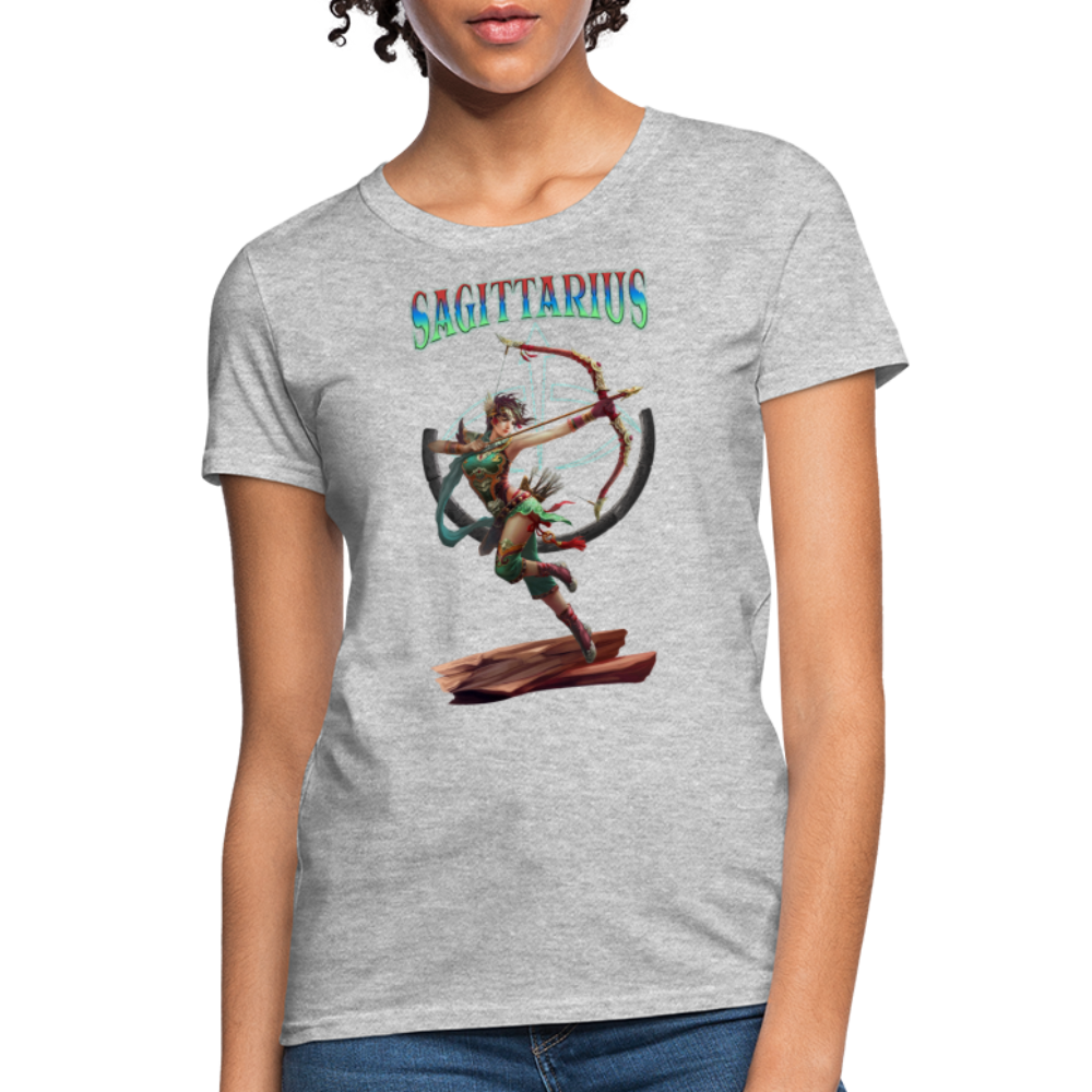 Astral Sagittarius Women's T-Shirt - heather gray