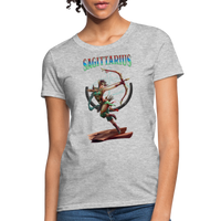 Thumbnail for Astral Sagittarius Women's T-Shirt - heather gray