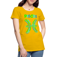 Thumbnail for Women's Power Words Pisces Premium T-Shirt - sun yellow